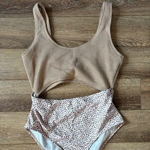 Tan Bathing Suit